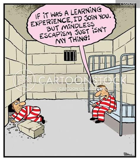escape attempt cartoons and comics funny pictures from cartoonstock