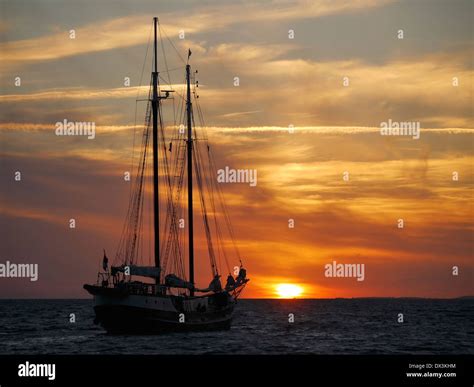 Two Masted Schooner Abel Tasman In The Baltic Sea Stock Photo Alamy