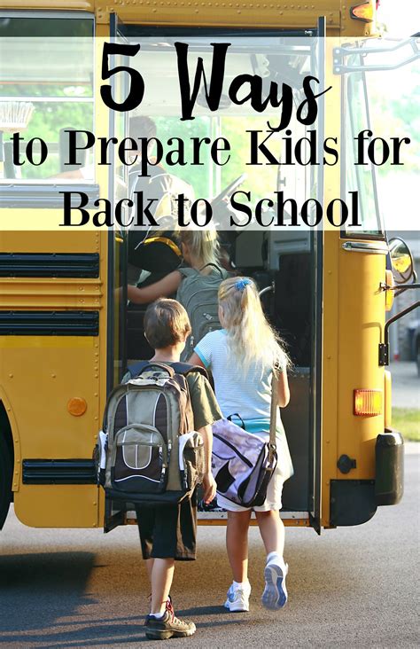 5 Ways To Prepare Kids For Back To School Divine Lifestyle
