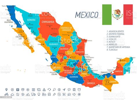 ¡Órale 12 Hechos Ocultos Sobre Mexico Mapa Con Nombres Conocio Sobre