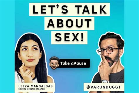 Sex Educator Leeza Mangaldas Talks About Intimacy In Podcast Of ‘take A