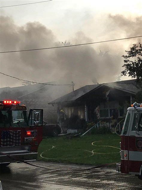 Early Morning House Fire In Jackson
