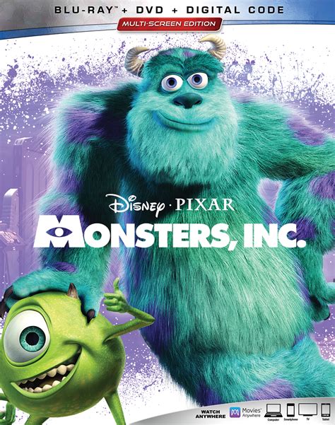 Monsters Inc Includes Digital Copy Blu Raydvd 2001 Best Buy