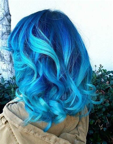 68 Gewagte Blaue Haarfarbe Für Kantige Frauen Beste Ideen Blue