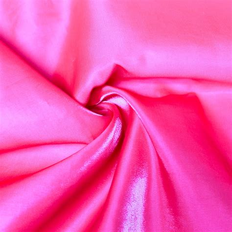 Neon Pink Sparkle Satin Fabric By The Yard Style 2908 From