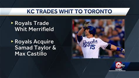 The Royals Trade Whit Merrifield To The Toronto Blue Jays Youtube