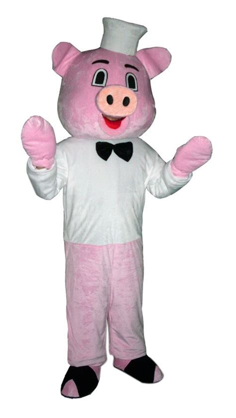 Hot Sale Professional Mascot Costume Adult Size Fancy Dress Cook Pig