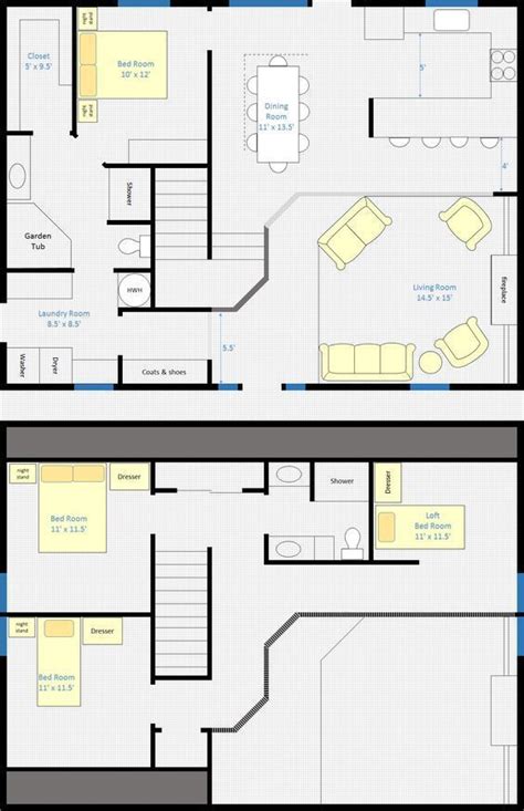 Barndominium Open Floor Plan With Loft Open Floor Plan With Loft Loft