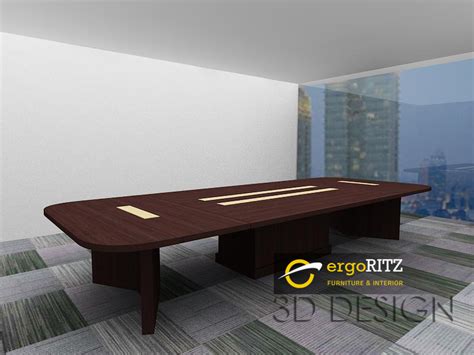 Desain 3d Meja Rapat Ergoritz Furniture