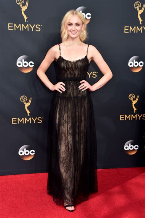 Sophie Turner Stuns In See Through Emmys Gown