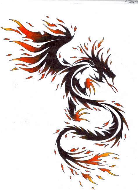 Fire Dragon By Kitsune Lunar Rose On Deviantart