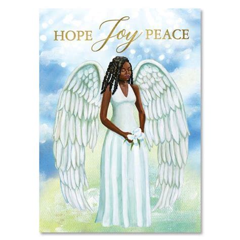 Joy Hope And Peace African American Christmas Card Box Set The Black