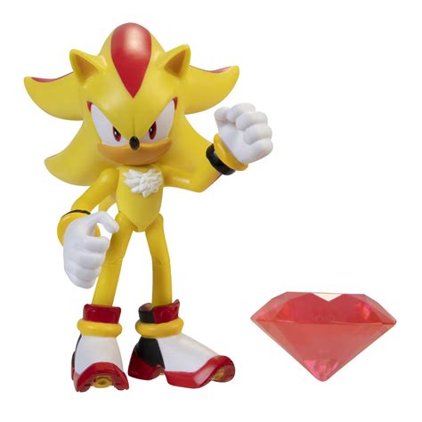 Sonic The Hedgehog Basic Wave 4 Super Shadow 4 Action Figure Modern