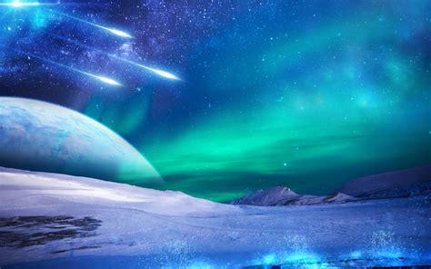 Northern Lights Wallpaper 4k Aurora Sky Iceland Frozen Winter Cold
