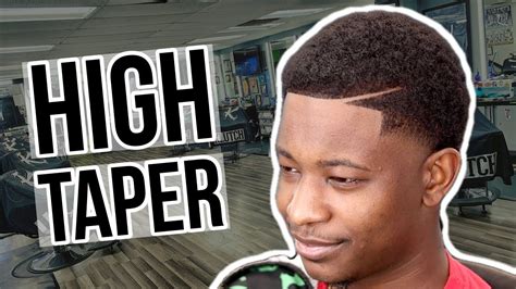 Amazing Transformation High Taper Fro Haircut Tutorial Youtube