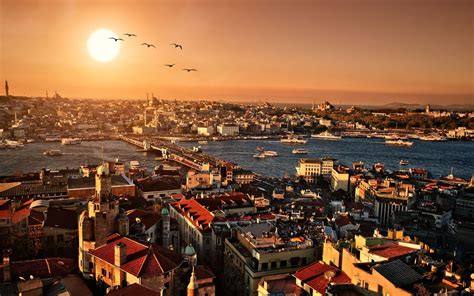 4584775 Haliç Cityscape Istanbul Turkey Galata Bridge River Sky