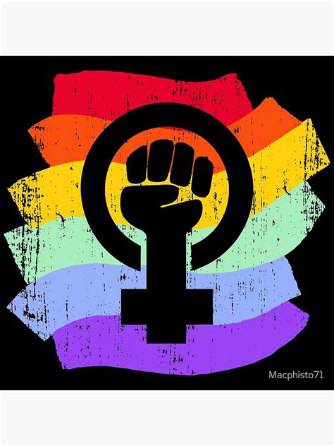 Lgbt Lgbtq Rainbow Flag Women Pride Season Poster For Sale By Macphisto71 Redbubble