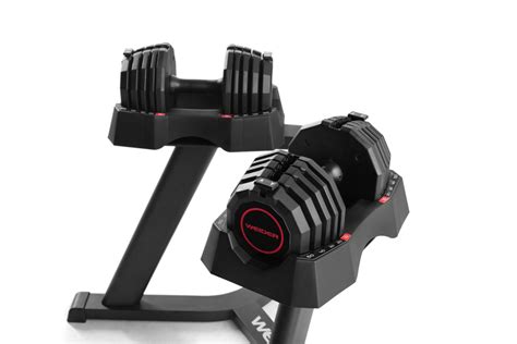 Weider 100 Lb Select A Weight Dumbbell Set Complete Fitness Gear