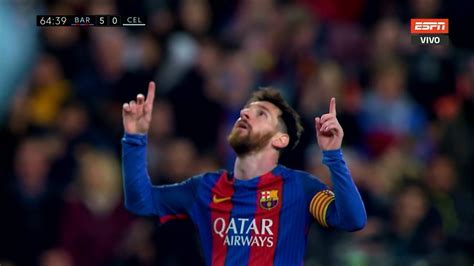 Barcelona 5 Celta Vigo 0 Majestic Messi Stars As Catalans Hit Top Gear