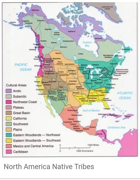 Map Of North American Tribes Before The First European The Americas Thrived With Div Native