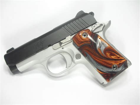 Copper And Silver Pearl Kimber Micro 9 Grips Ls Grips