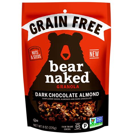 Bear Naked Granola Dark Chocolate Almond Oz Walmart Com Walmart Com