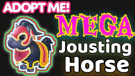 Mega Jousting Horse In Adopt Me Mega Halloween Pet Youtube