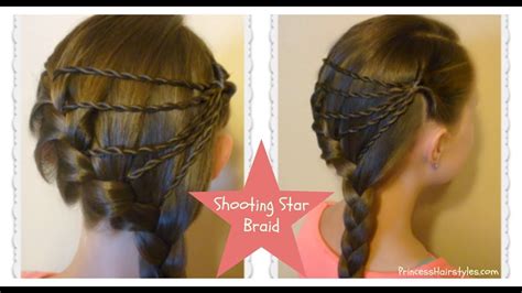 Shooting Star Braid Hairstyle Tutorial Youtube