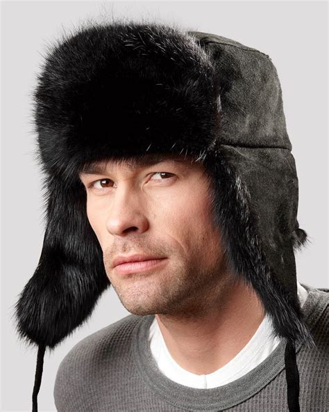 The Black Muskrat Russian Trooper Hat