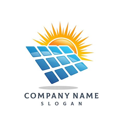 Solar Panel Logo Vector Premium Download