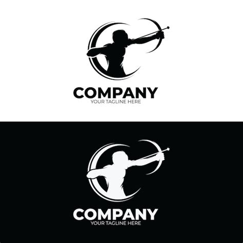 Premium Vector Archery Logo Design Template Inspiration