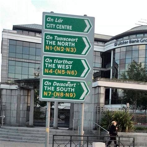 Only In Ireland Could All The Signs Be Facing Thr Same Way Photo