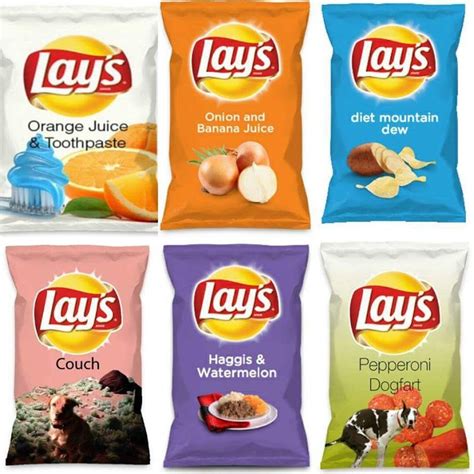New Flavors For Lays Potato Chips Rfunny
