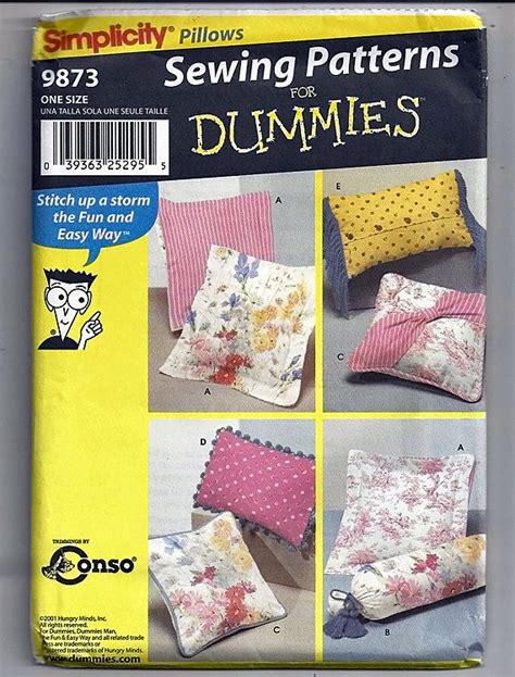 Pillows Original Simplicity Uncut Sewing Pattern For Etsy Sewing