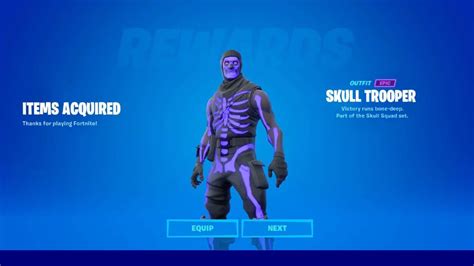 How To Get PURPLE SKULL TROOPER Skin NOW FREE In Fortnite YouTube