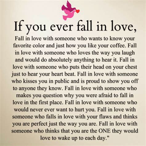Awesome Quotes If You Ever Fall In Love