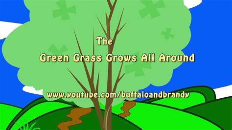 Green Grass Grows All Around Childrens Song With Lyrics Kids Songs