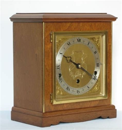 Superb Mahogany Westminster Chime Mantel Clock By Elliott 117996