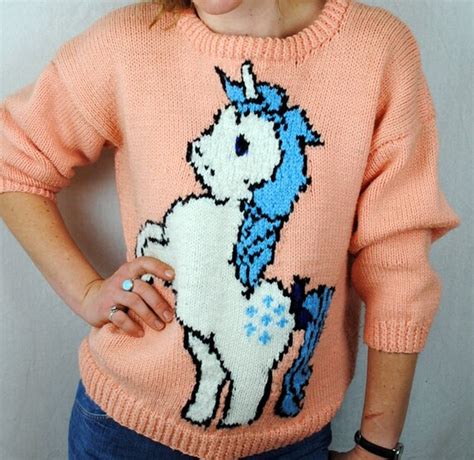 Rare My Little Pony Knit Unicorn Sweater