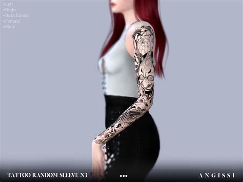 The Sims Resource Tattoo Random Sleeve N3
