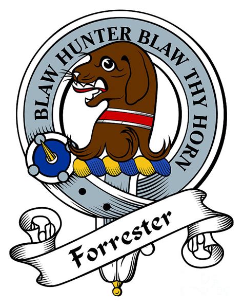 Forrester Clan Badge Digital Art by Heraldry