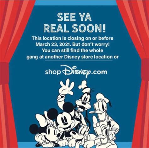 List of Disney Store closings in the United States & Canada | Chip and