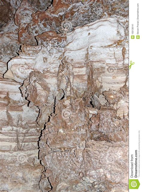 Boxwork Formations In A Cavern Stock Image Image Of Nature Unusual