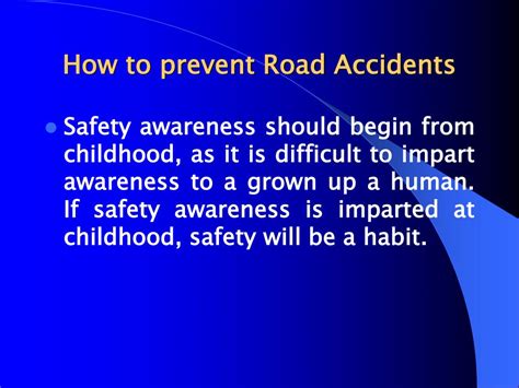 Ppt Road Safety How To Prevent Road Accidents Powerpoint
