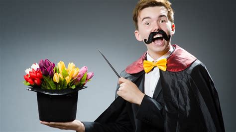 Funny Magician With Wand Dreamstime M 44750132 Job Crusher