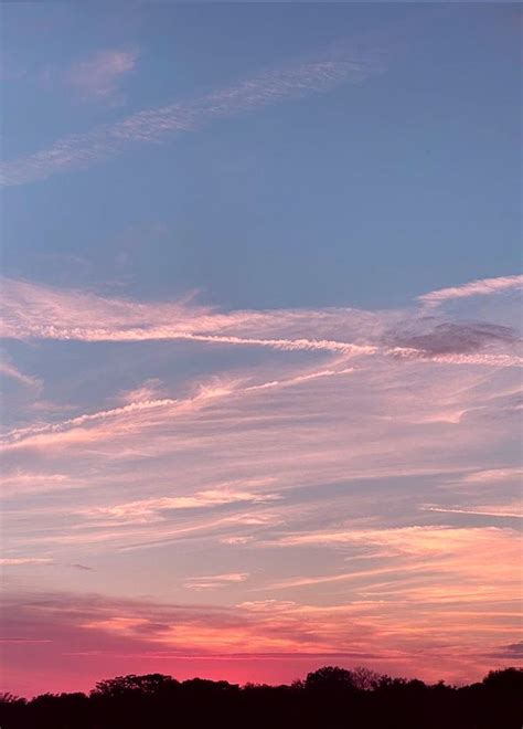 Pastel Color Sunset Sky Wallpaper Lockscreen Abstract Art Landscape
