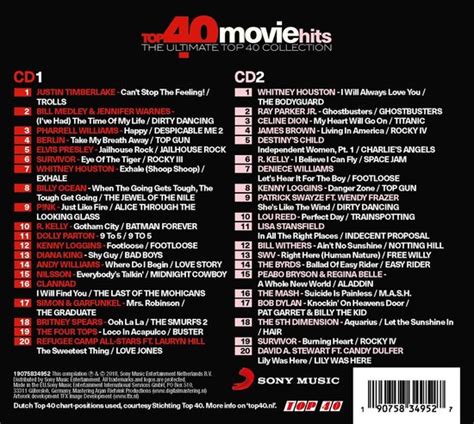 Top 40 Movie Hits Top 40 Cd Album Muziek