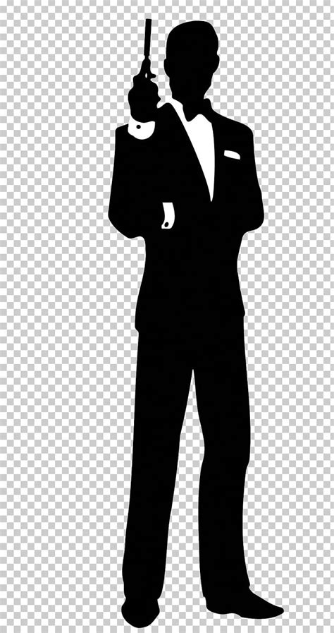 James Bond Film Series Silhouette Png Clipart Black And