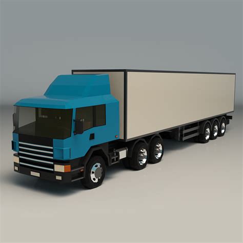 Cargo Truck 3d Model Turbosquid 1462939