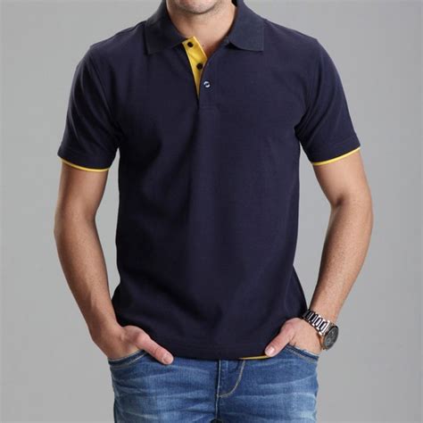Brand Clothing Polo Homme Solid Wholesale Polo Shirt Casual Men Tee